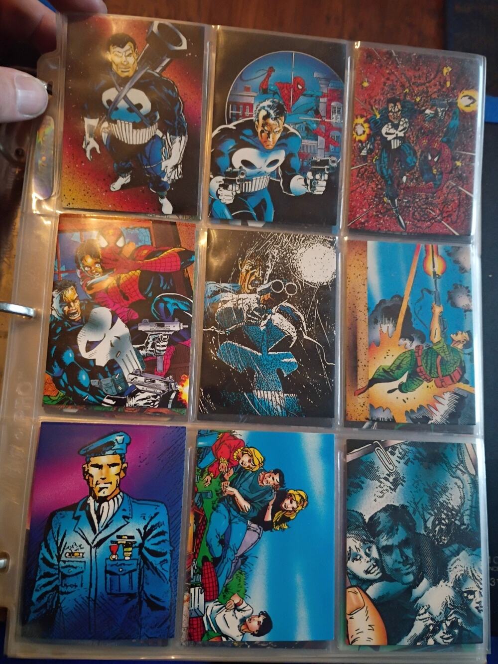 1992 - The Punisher -War Journal Entry - Marvel - Complete 90 trading Card Set